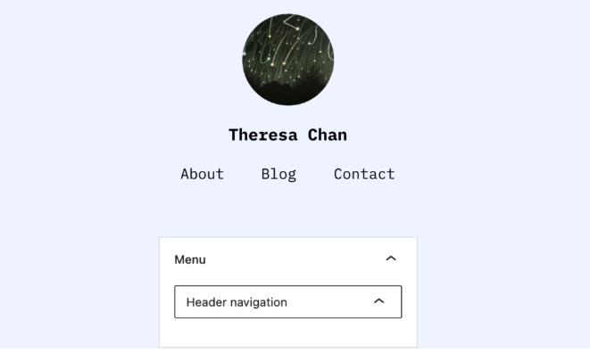 wordpress 6.1菜單設置